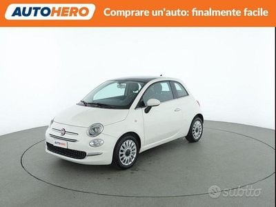 Usata Fiat 500 Lounge 70 CV (51 kW) 2016 Bianco Utilitaria