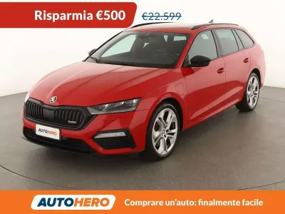Usata Skoda Octavia RS 245 CV (180 kW) 2021 Rosso Station wagon
