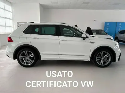 Usata VW Tiguan Sportline 116 CV (85 kW) 2019 Bianco SUV