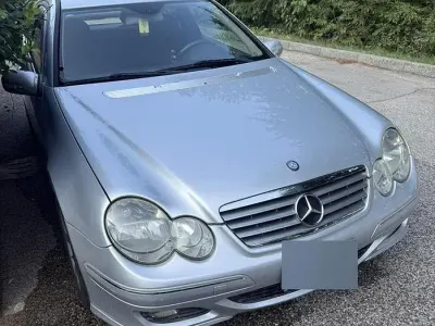 Usata Mercedes C220 150 CV (110 kW) 2005 Grigio Coupé