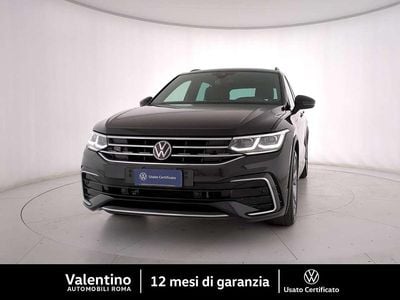 Usata VW Tiguan R-line 150 CV (110 kW) 2022 Nero SUV
