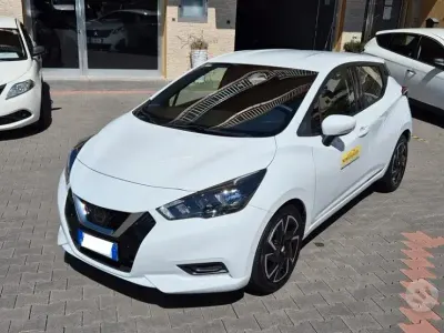 Usata Nissan Micra Acenta 92 CV (67 kW) 2021 Bianco Utilitaria