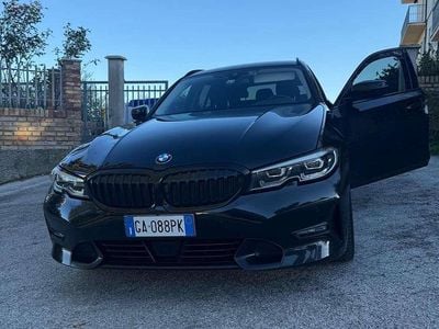 Usata BMW 318 Sport Line 150 CV (110 kW) 2020 Nero Station wagon