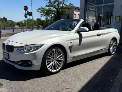 Usata BMW 420 Luxury Line 184 CV (135 kW) 2015 Bianco Cabrio