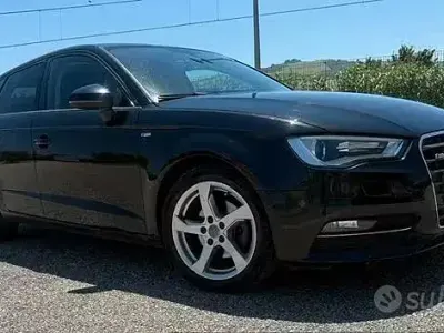 Usata Audi A3 110 CV (80 kW) 2016 Nero Berlina