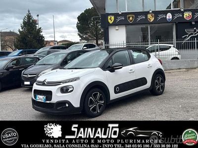 Usata Citroën C3 Shine 75 CV (55 kW) 2018 Bianco Utilitaria