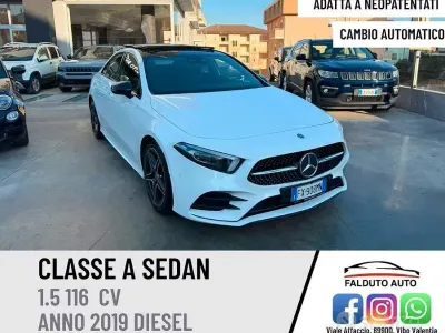 Usata Mercedes A180 Premium 116 CV (85 kW) 2019 Bianco Berlina