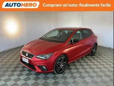 Usata Seat Ibiza FR 95 CV (69 kW) 2017 Rosso Berlina