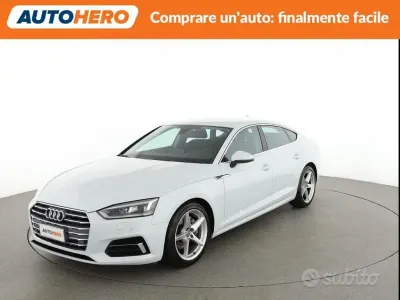 Usata Audi A5 Sport 190 CV (139 kW) 2019 Bianco Coupé