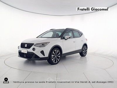 Usata Seat Arona Black Edition 95 CV (69 kW) 2025 Bianco nevada nero midnight SUV