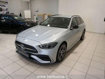 Usata Mercedes C300 Premium Plus 313 CV (230 kW) 2022 Argento Station wagon