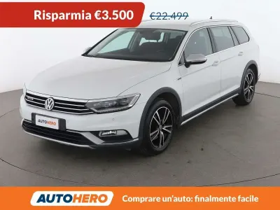 Usata VW Passat Alltrack 190 CV (139 kW) 2019 Bianco Station wagon