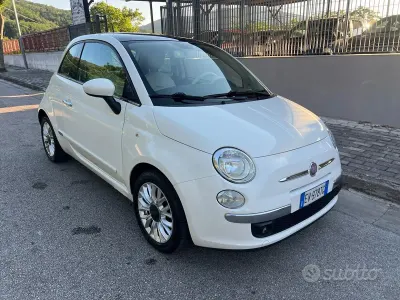 Usata Fiat 500 Lounge 69 CV (50 kW) 2014 Bianco Berlina