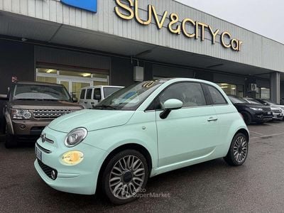 Usata Fiat 500 Lounge 69 CV (50 kW) 2018 Blu/azzurro Utilitaria