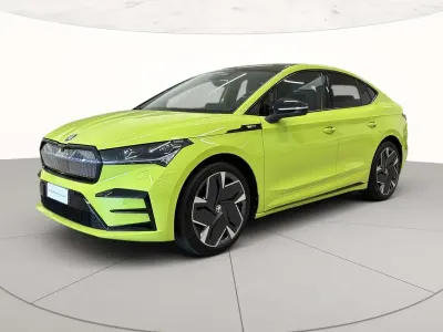 Usata Skoda Enyaq iV RS 250 kW (340 CV) 2023 Verde mamba SUV