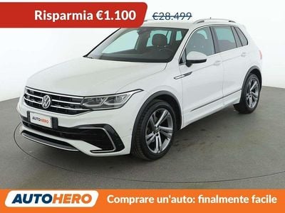 Usata VW Tiguan R-line 150 CV (110 kW) 2021 Bianco SUV