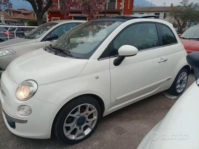 Usata Fiat 500 Lounge 69 CV (50 kW) 2009 Bianco Cabrio