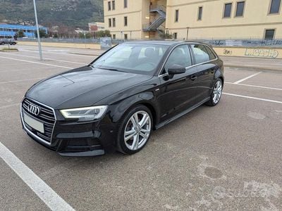 Usata Audi A3 S-Line 150 CV (110 kW) 2018 Nero Berlina