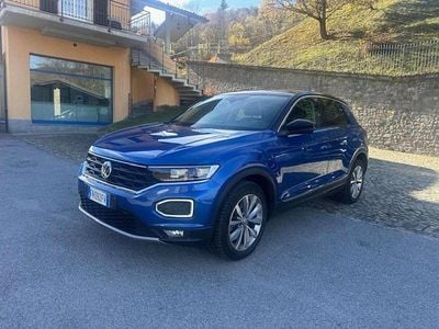 Usata VW T-Roc Advance 150 CV (110 kW) 2018 Blu/azzurro SUV