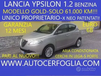 Usata Lancia Ypsilon Gold 69 CV (50 kW) 2014 Grigio Utilitaria