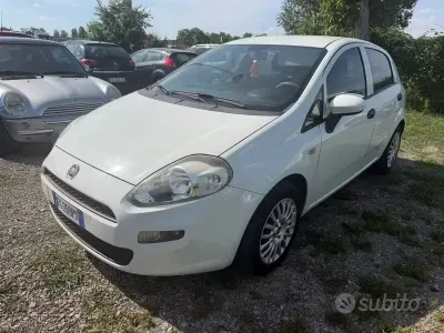Usata Fiat Punto Lounge 95 CV (69 kW) 2016 Bianco Utilitaria