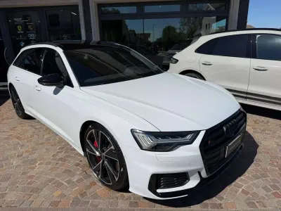 Usata Audi S6 Ambiente 344 CV (253 kW) 2022 Bianco ghiaccio metallizzato Station wagon