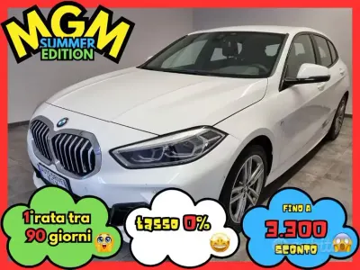 Usata BMW 118 Sport Line 150 CV (110 kW) 2019 Bianco Utilitaria