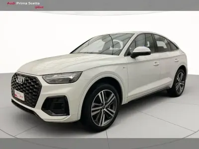 Usata Audi Q5 Sportback S-Line 299 CV (219 kW) 2022 Bianco ghiaccio metallizzato SUV