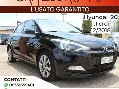 Usata Hyundai i20 Blackline 75 CV (55 kW) 2018 Nero Berlina