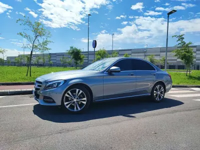 Usata Mercedes C200 136 CV (100 kW) 2015 Grigio Berlina