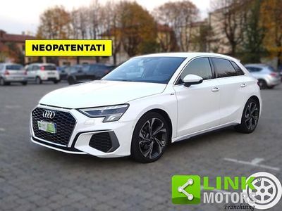 Usata Audi A3 S-Line 110 CV (80 kW) 2023 Bianco Berlina