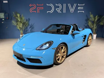 Usata Porsche Boxster 299 CV (219 kW) 2019 Blu/azzurro Cabrio