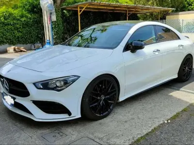 Usata Mercedes CLA200 Premium 150 CV (110 kW) 2019 Bianco Coupé