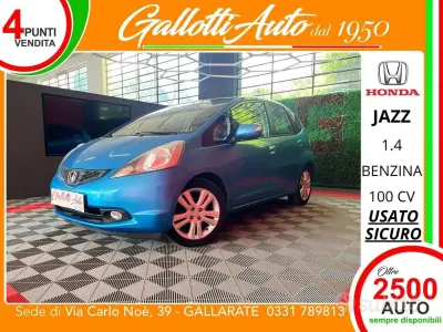 Usata Honda Jazz Elegance 101 CV (74 kW) 2009 Blu Utilitaria