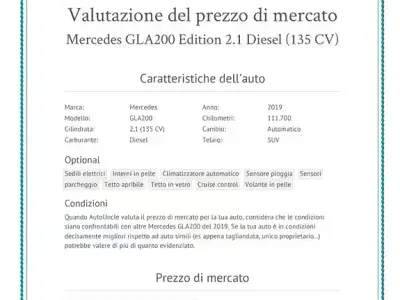 Usata Mercedes GLA200 Edition 109 CV (80 kW) 2019 Nero SUV