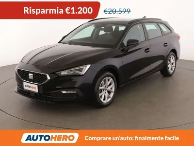 Usata Seat Leon Style 150 CV (110 kW) 2023 Nero Station wagon