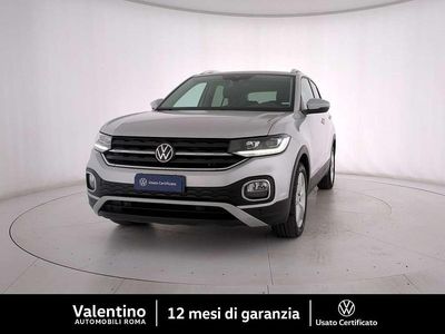 Usata VW T-Cross Advance 110 CV (80 kW) 2022 Grigio SUV