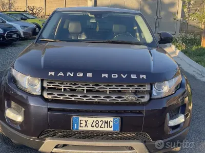 Begagnad Land Rover Range Rover evoque Prestige 150 HK (110 kW) 2014 Blå SUV