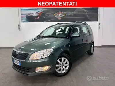 Usata Skoda Roomster Active 69 CV (50 kW) 2012 Verde Monovolume