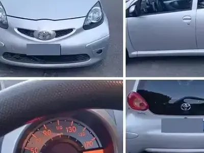 Usata Toyota Aygo 68 CV (50 kW) 2008 Grigio Utilitaria