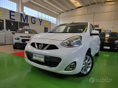 Usata Nissan Micra Visia 80 CV (58 kW) 2013 Bianco Utilitaria