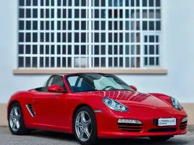 Usata Porsche Boxster 256 CV (188 kW) 2011 Rosso Cabrio