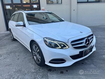 Usata Mercedes E250 AMG line 203 CV (149 kW) 2016 Bianco Station wagon