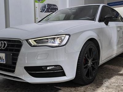 Usata Audi A3 Business 110 CV (80 kW) 2015 Bianco Berlina
