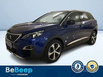 Usata Peugeot 3008 GT-line 131 CV (96 kW) 2020 Blu metallizzato SUV