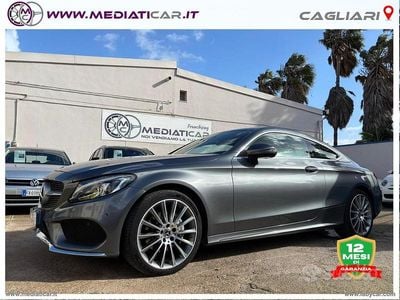 Usata Mercedes C220 Premium Plus 169 CV (124 kW) 2017 Grigio Coupé