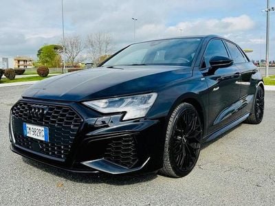 Usata Audi A3 S-Line 115 CV (84 kW) 2020 Nero Berlina