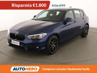 Usado BMW 116 Sport Line 116 HP (85 kW) 2018 Azul Citadino
