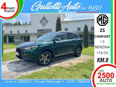 Nuova MG ZS Comfort 116 CV (85 kW) 2026 British green SUV
