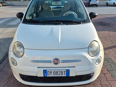 Usata Fiat 500 69 CV (50 kW) 2009 Bianco Cabrio